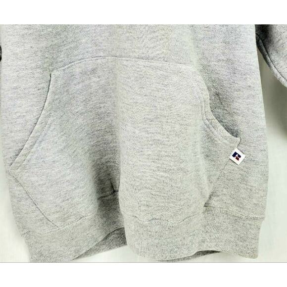 LSU Tigers Russell Athletic Kids Fleece Hoodie Gray Heathered Kangaroo Pocket L - Picture 4 of 12